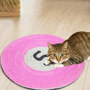 Camas para gatos Almohadilla para rascar Asistente de desgaste Molienda Sisal Cojín multifuncional Scrather para gatito