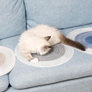 Lits pour chats, tapis rafraîchissant d'été, couverture pour animaux de compagnie, canapé Portable, Tour, Camping, Yoga, accessoires de couchage, fil de coton tissé