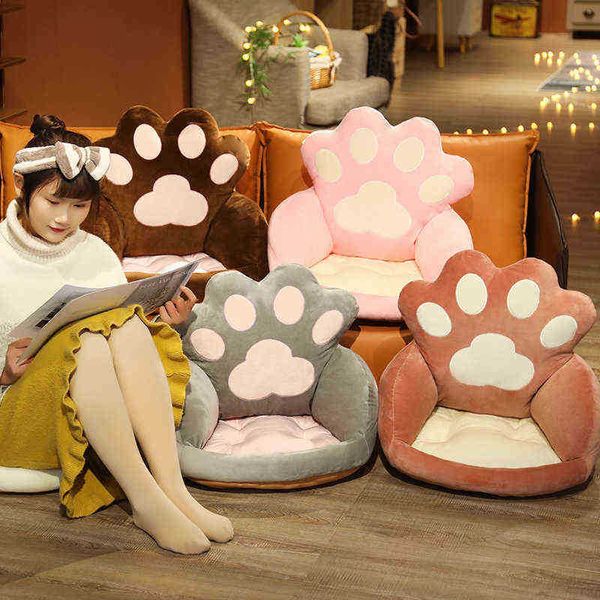 Chat Beerpoot Couronne En Peluche Coussin De Siège Intérieur Plancher Rempli Canapé Coloré Animal Décor Coussin Pour ldren Adultes Cadeau D'anniversaire J220729