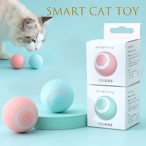 Jouet intelligent d'entraînement au comportement du chat, boule à roulement automatique, interactif pour animaux de compagnie, fournitures de craquement, produits pour s 230111