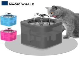 Cat bols mangeoires 2l Automatic Pet Water Fountain Filtre Dispensver Feeder Drinker Smart For Cats Bowl chaton chiot Dog Boire 8248678
