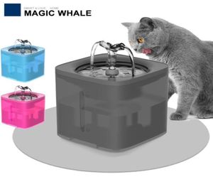 Cat bols mangeoires 2L Automatic Pet Water Fountain Filtre Dispenser Dispeller Drinker Smart For Cats Bowl chaton chiot chien buvant 5152091