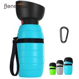 Chat Bols Mangeoires Benepaw Grande Capacité Portable Chien Bouteille D'eau Léger Étanche Voyage Pet Distributeur De Boissons Pour La Marche En Plein Air Randonnée 230717