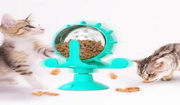 Bols de bols de chat mangeoires pour animaux de compagnie Bol d'alimentation de roues rotatives pour chiens