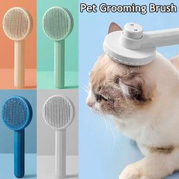 Cepillo para gatos Peine para mascotas Elimina el peine para perros Peine para gatos Peluquería para perros Limpiador para el cabello Limpieza Belleza Slicker Cepillo Suministros para mascotas FY3800 sxjul24