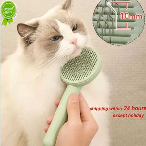Cat Brush Pet Hair Removal Comb Self Cleaning Slicker Brush for Cats Dogs Hair Remover Scraper Pet Grooming Tool Cat Accessories