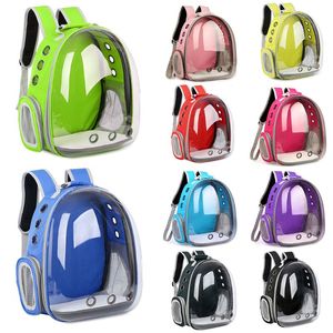 Cat Carrier Bags Breathable Pet Carriers Small Dog Cat Backpack Travel Space Capsule Cage Pet Transport Bag Carrying For Cats