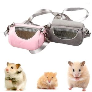 Portadoras de gatos 1 PCS RESILLABLE HAMSTER FLANNETETTE Carrier de cobre