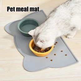 Kattendragers 1PC huisdierplacemats zijn waterdicht en antislip om morsen van voedselwater te voorkomen Gemakkelijk schoon te maken voor honden Katten