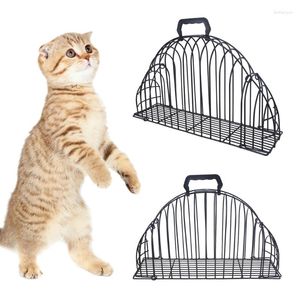 Porteurs de chat Anti-grab chaton lavage de bain cage 2 portes légères de douche à la douche animale sèche-cheveux 157a
