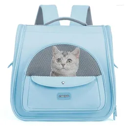 Porteurs de chats porteurs de sac à dos bigle de chaton de portage de portage oxford tissu chiot animal de compagnie pour la randonnée de voyage et utilisation en plein air