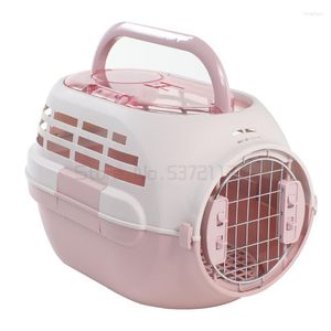 Sac de transport pour chat, Cage de sortie, boîte de remorquage de voyage Portable, voiture de petite et moyenne taille, espace Air pour chien