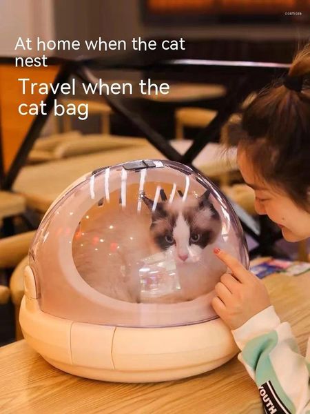 Sac de transport pour chats, Cage d'été pour animaux de compagnie, chenil à double usage, fournitures de sac à main