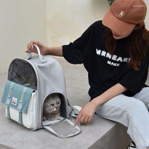 Cat Carriers Bag Out Portable Ademend Canvas Pet Shoulder Dog Backpack Large Take-away Supplies Products