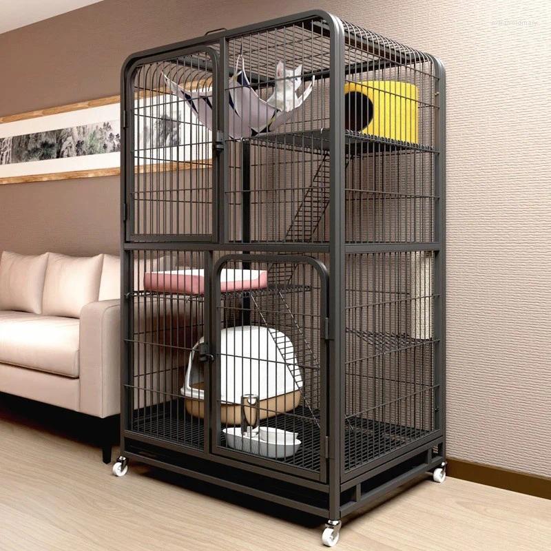 Cat Carriers Cage Villa Three Floor Super Free Space Wholesale Luxury House Crawl