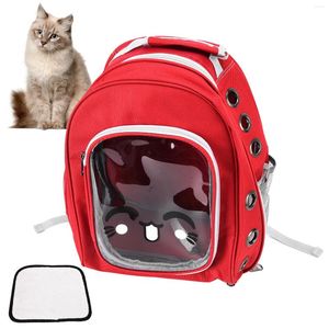 Cat Carriers Carrier Backpack comfortabel en ademend huisdier met kussenachterondersteuning voor kleine hond