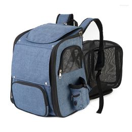 Cat Carriers Carrier Backpack Expandable Mesh Breatable Foldable Pet Travel Bags voor kleine honden katten konijnen