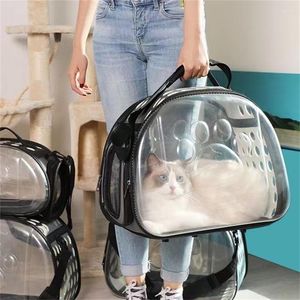 Cat Carriers Carrier Travel Ruimte Transparante tas Adempet Pet Small Dog Backpack Cage Handtas Kitten