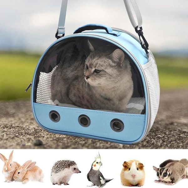 Transportadores para gatos, bolsa de transporte, jaula para hámster, Chinchilla, erizo, bandolera portátil para hombro, mascota pequeña