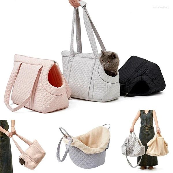 Porte-chats chats chiot pour sac de marche accessoires pour animaux de compagnie épaule hiver transporteur transportant des mascottes sacs à main chauds sacs en plein air chien Gotas