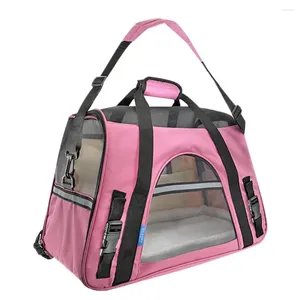 Cat dragers opruiming Verkoop Pet Carrier Puppy Dog Bags Zachtzijdig groot comfort Rose Wine Pink Bag Travel goedgekeurd