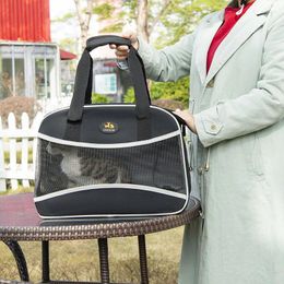 Katdragers handig handvatdrager comfortabel ademende rugzak voor katten bovenste raam mand rooster ontwerptransport krat