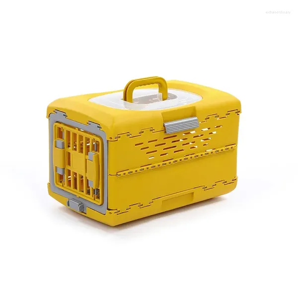 Porte-chats, boîte de transport pratique pour animaux de compagnie, Cage spatiale Portable pour chats et chiens