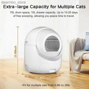 Cat dragers kratten Huizen Cleanpethome Zelf Cleanin Cat kattenbak Automatische kat kattenkast met app Controle geurverwijdering Veiligheidsbescherming voor meerdere L49