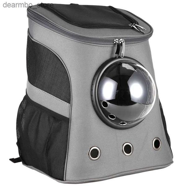 Carriers Catiers Cases Casas Hih Lihtweiht Bubble Espacio transpirable Cápsula al aire libre BA Astronaut Carrier Cat Do Pet Travel Mochila para Cat L49