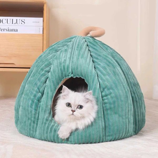 Porteurs de chats caisses maisons à chaud vendant un panier chaud confortable salle de repos maison de chat tente de chat petit chien lavable cave bet de compagnie 250426