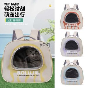 Cat Carriers Crates Houses Nieuwe Pet Bag draagbaar voor het uitgaan van eenvoudige en veelzijdige grote capaciteit honden H240407