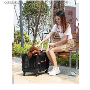 Cat Carriers Crates Houses Pet Backpack Pet Trolley Ba Do Outoin Portable Box Car Cae Air Lege Box Cat Split Travel Box Cat Backpack Carrier 2024 Nieuwe L49