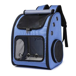 Porteurs de chats caisses maisons animaux de compagnie sac à dos transparent sac chat chien pliable pliable respirant grande capacité portable animal de compagnie pour usage extérieur H240407