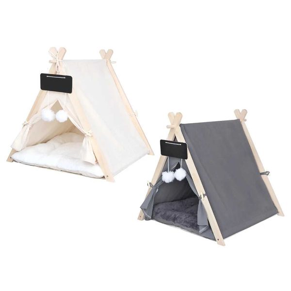 Porteurs de chats caisses maisons pour animaux de compagnie doghouse tapis repos lit chat tente oreiller lit hiver nid chaton intérieur et extérieur toutes saisons 240426