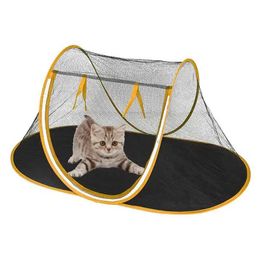 Porteurs de chats caisses maisons de tente de compagnie pliable portable pliable tente extérieure pour animaux