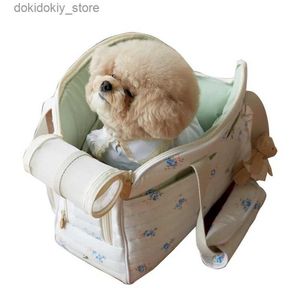 Cat Carriers Crates Houses Draagbare huisdierdrager Ba Do Bas Small Dos Cat Outdoor Travel Slin Chihuahua Pu Yorkshire Terrier Puppy Supplies L49