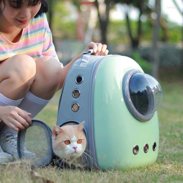 Portadoras de gatos mochilas lindas gatos carros de animales al aire libre bolsos de viaje transportadora para gato productos de mascotas perro