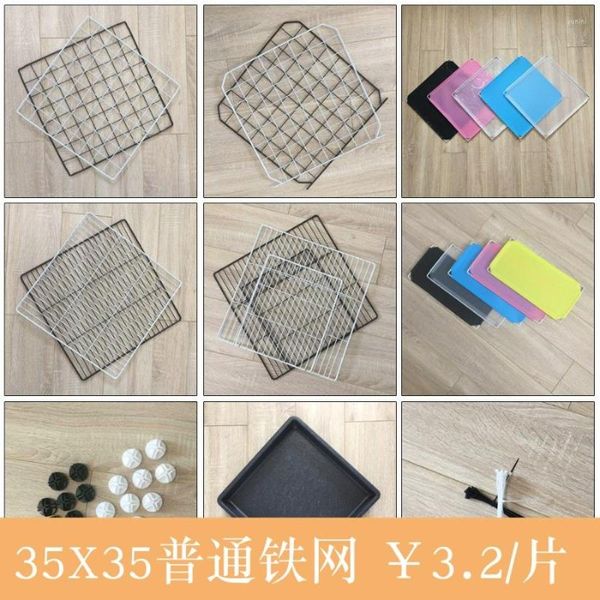 Portadores de gatos Diy Magia Magia Pet Fence Mesh Mesh Hedch Pig Hedgehog Villa Pequeñas piezas sueltas