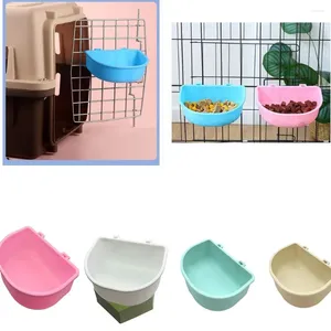 Porte-chats, bol suspendu Durable pour chien, Cage en plastique Portable pour boire de la nourriture