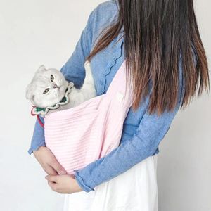 Cat dragers milieuvriendelijke hoge elasticiteit Pet Reizen Puppy Dog Bag voor reis voor reis