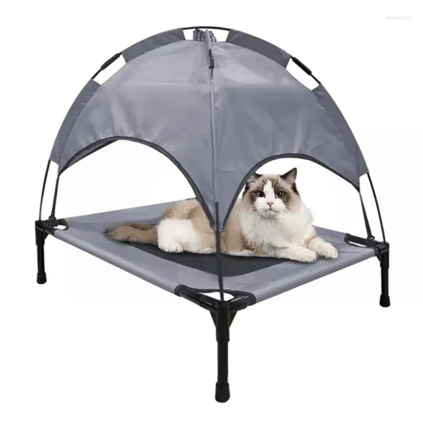 Porteurs de chats lits pour animaux de compagnie avec canopée