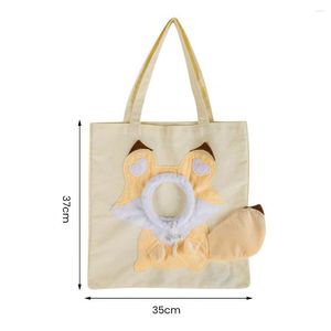 Cat Carriers Fashion Pet Sac de transport Grand espace Multi-usages Léger Cartoon Shape Carrier