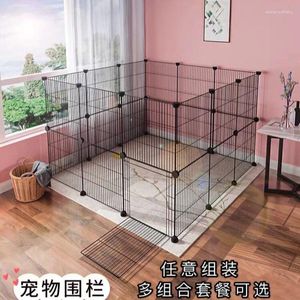 Clôture de transport pour chat, porte d'isolation intérieure pour chien et chien, petite balustrade en peluche, filet en fer, Cage d'assemblage