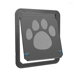 Porteurs de chats ouvre-porte contrôlée de porte à chiens de la porte de la porte de la fenêtre de la fenêtre d'écran électronique Protecteur Mosquito Net (grand)