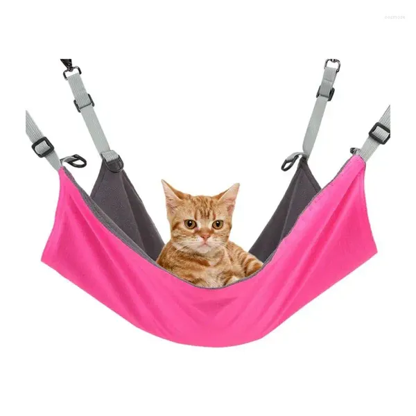 Hamaca transportadora para gatos, asiento de ventana con longitud ajustable, muebles para mascotas, suministros y regalos para gatos y hámsters, para verano e invierno