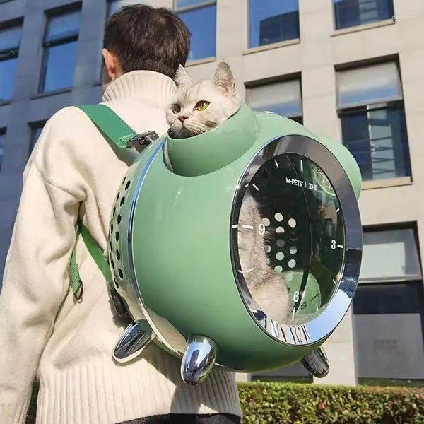 Transporteurs de chats grands porteurs de compagnie de compagnie intelligents sac à dos intelligent de température extérieure d'humidité rappeler le sac de chien pour les petits chats chiens