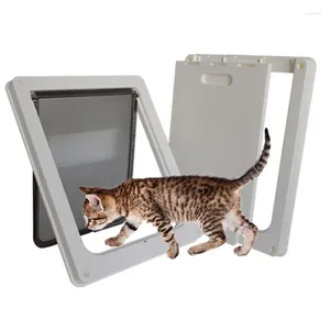 Porteurs de chat Legendog Porte de compagnie petit animal en plastique magnétique verrouillable kitty gate chiot fournit des fournitures
