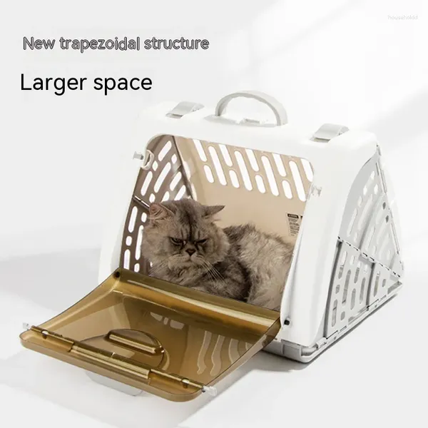 Leyoupai – cage de transport pour chats, boîte d'aviation en plein air, nid pliable, Portable, respirant, sac de voiture pour animaux de compagnie