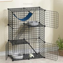 Porte-chats moderne en maille de fer, Villa, maison, Cage domestique, produits de balcon, créatif, Simple, portabilité, espace libre