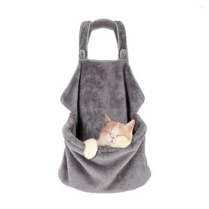 Transporteurs de chat sac de transport multifonctionnel doux confortable chien tablier de couchage voyage en plein air chats fournitures pour animaux de compagnie goutte